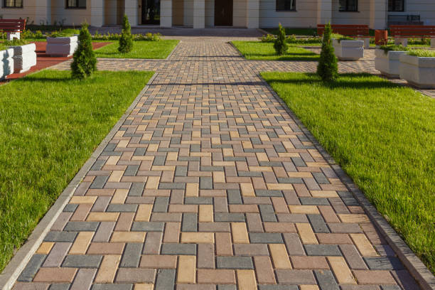 Permeable Paver Driveway in Lisbon, ND